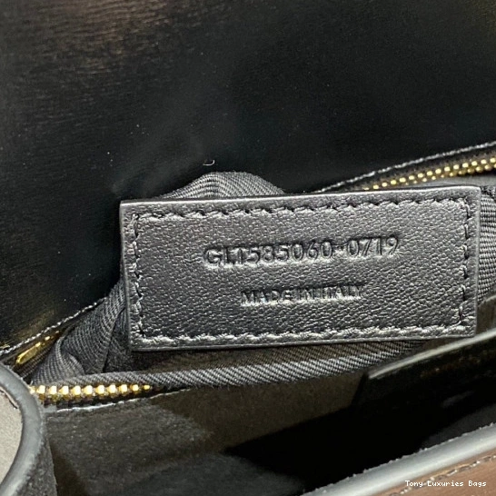 Tony Luxuries IN SMOOTH LOULOU CARRE YSL SATCHEL LEATHER 0822